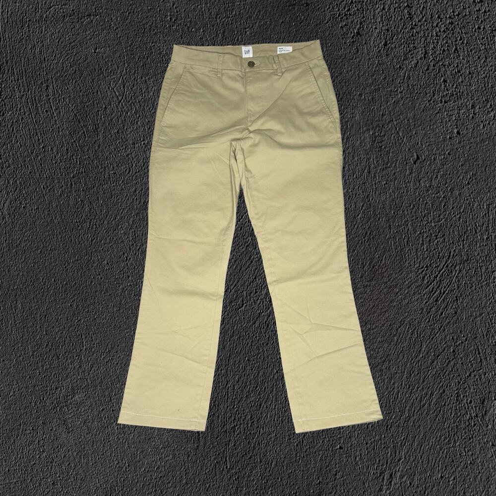 Cream Gap khaki slim fit chino pants